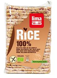 Foto van Lima dunne rijstwafels met zout 130gr