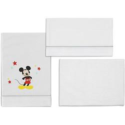 Foto van Disney beddengoed mickey mouse 82 x 106 cm katoen grijs/wit