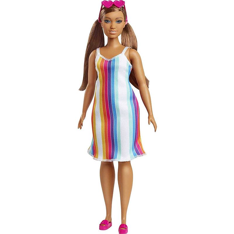 Foto van Barbie tienerpop malibu meisjes 32,5 cm bruin 4-delig