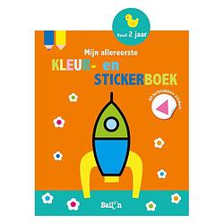 Foto van Boek specials nederland bv mijn allereerste kleuren stickerboek 2+ (raket)