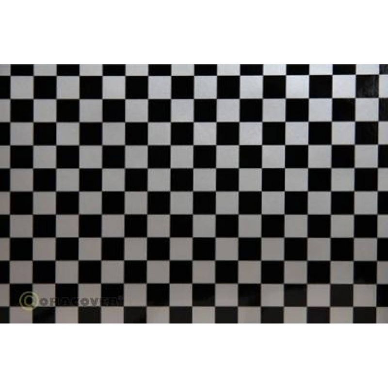 Foto van Oracover orastick fun 4 48-091-071-010 plakfolie (l x b) 10 m x 60 cm zilver-zwart