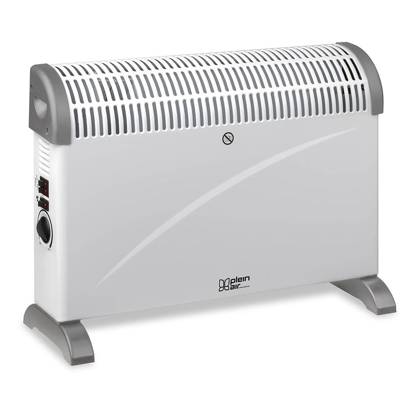 Foto van Plein air elektrische heater kachel tct-2000 750/1500/2000w binnen badkamer verstelbare thermostaat wit