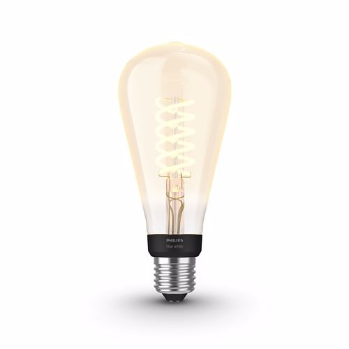 Foto van Philips hue filament edisonlamp st72 e27 1-pack zachtwit licht