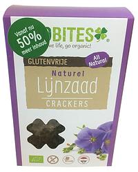 Foto van Biobites lijnzaad crackers naturel