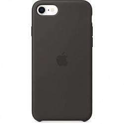 Foto van Apple silicone case voor iphone se telefoonhoesje zwart
