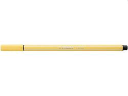 Foto van Stabilo pen 68 - premium viltstift - licht geel