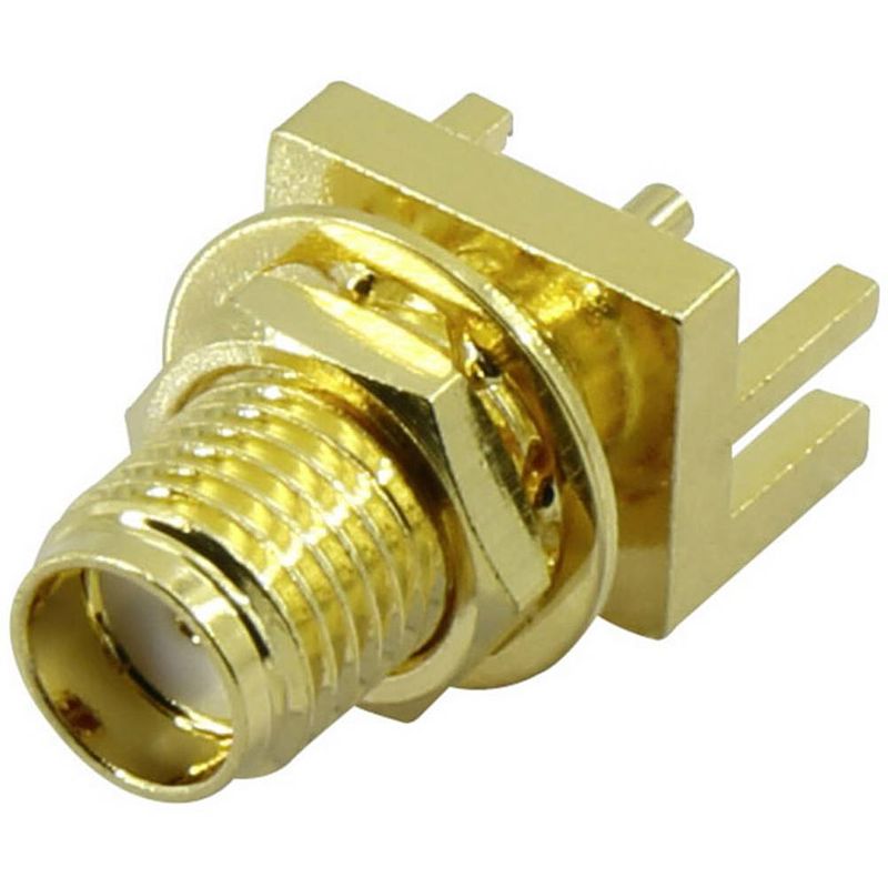 Foto van Tru components sma-ke2 1372233 sma-connector bus, inbouw verticaal 50 ω 1 stuk(s)