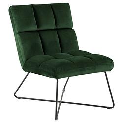 Foto van Alice fauteuil , ligstoel velours groen.