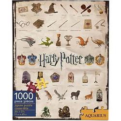 Foto van Aquarius puzzel harry potter-pictogrammen 1000 stukjes - 65270