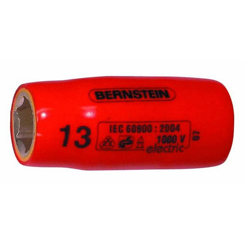 Foto van Bernstein tools 16-484 vde dop (zeskant) vde-dopsleutelinzet 9 mm 3/8 (10 mm)