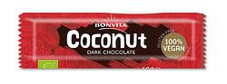 Foto van Bonvita coconut dark chocolate bar