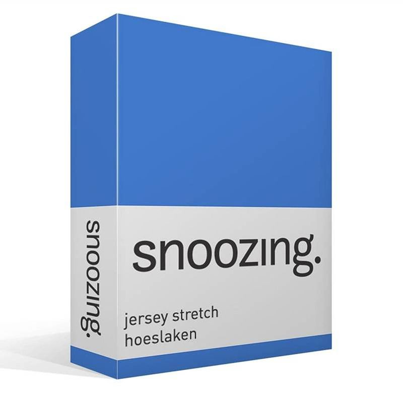 Foto van Snoozing jersey stretch - hoeslaken - 70/80x200/220/210 - meermin