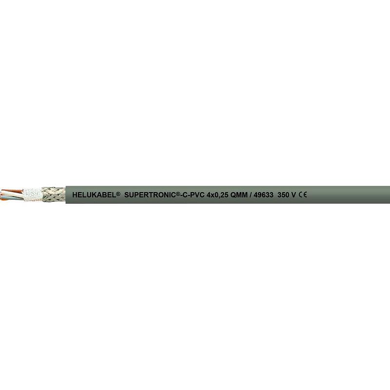 Foto van Helukabel 49650 geleiderkettingkabel s-tronic®-c-pvc 18 x 0.34 mm² grijs 100 m