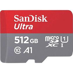 Foto van Sandisk sandisk microsdxc-kaart 512 gb class 10, uhs-i incl. sd-adapter