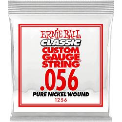 Foto van Ernie ball 1256 .056 classic pure nickel wound losse snaar voor elektrische gitaar