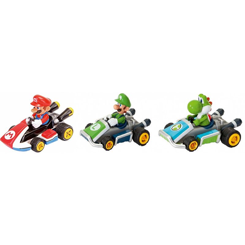 Foto van Pull&speed nintendo mario kart 8: 3 pack 7 cm