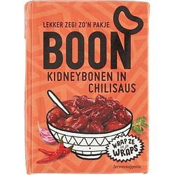 Foto van Boon kidneybonen in chilisaus 190g bij jumbo