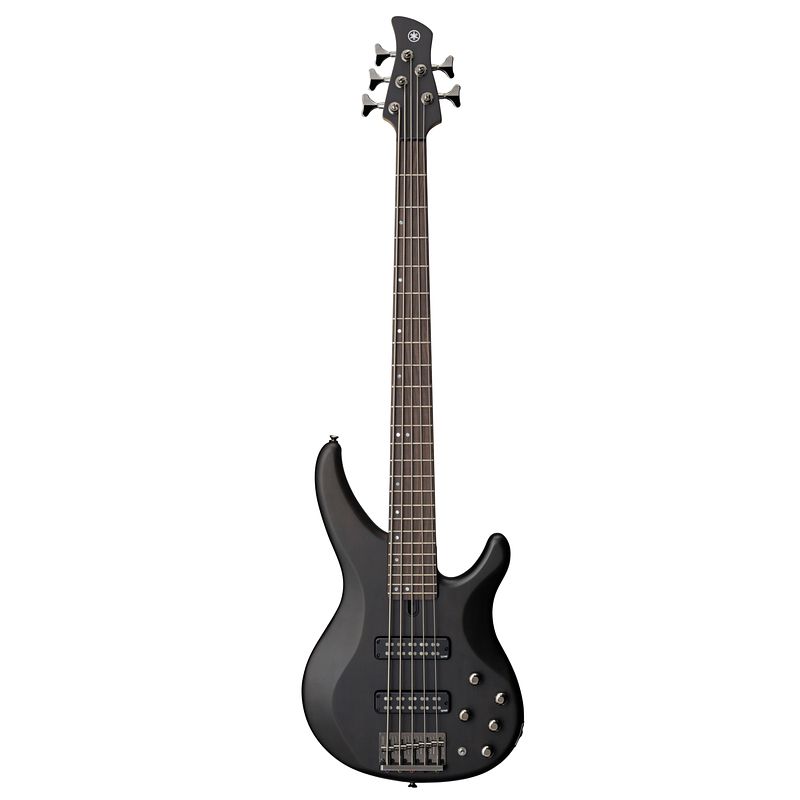 Foto van Yamaha trbx505 translucent black 5-snarige elektrische basgitaar