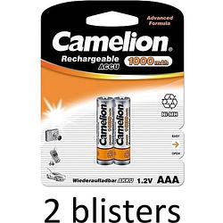 Foto van Camelion oplaadbare batterijen aaa (1000 mah) - 4 stuks