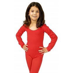 Foto van Rode body pakje verkleedaccessoires voor meisjes 116-128 - carnavalskostuums
