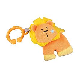 Foto van Happy people kinderwagenhanger leeuw 10 cm geel