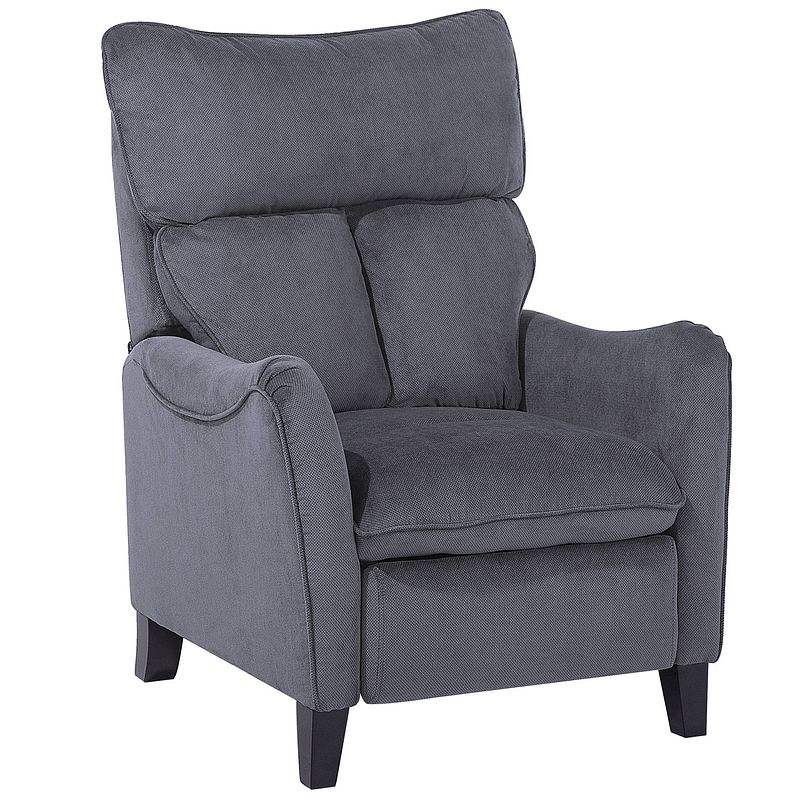 Foto van Beliani royston - fauteuil-grijs-polyester