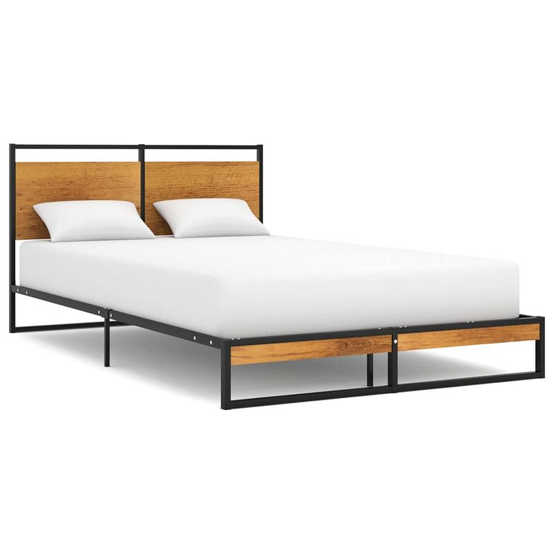 Foto van Vidaxl bedframe metaal 120x200 cm