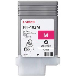 Foto van Canon cartridge pfi-102m origineel magenta 0897b001 cartridge