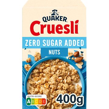 Foto van Quaker cruesli zero sugar added noten 400gr bij jumbo