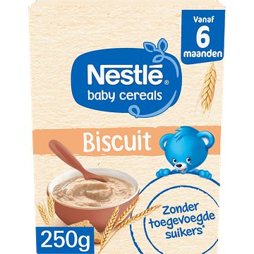 Foto van Nestlé baby cereals biscuit 6+ baby pap alleen water toevoegen 1l bij jumbo