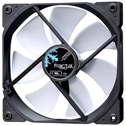 Foto van Fractal design dynamic x2 pc-ventilator zwart, wit (b x h x d) 140 x 25 x 140 mm