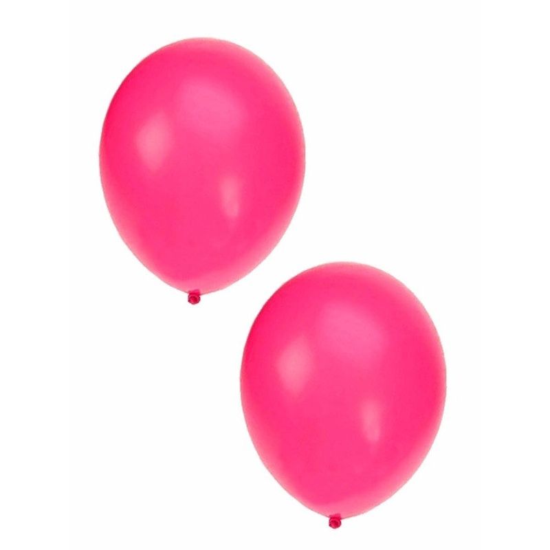 Foto van Neon roze ballonnen 50x stuks 27 cm - ballonnen