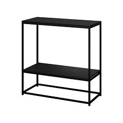 Foto van Meubella sidetable kronos - mat zwart - 80 cm