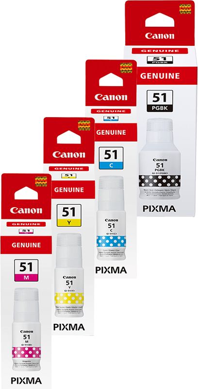 Foto van Canon gi-51 inktflesjes combo pack