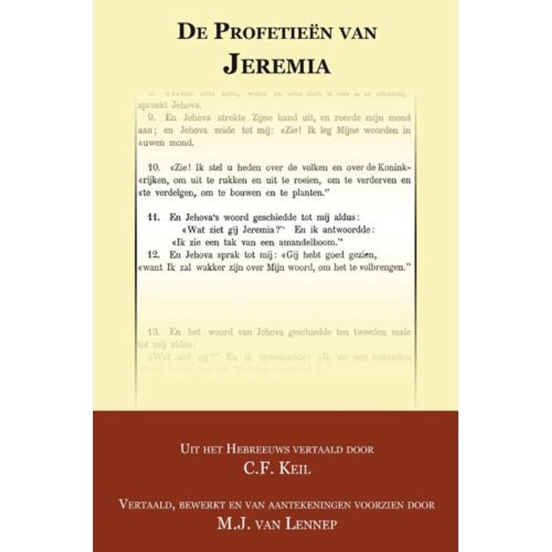 Foto van De profetieën van jeremia