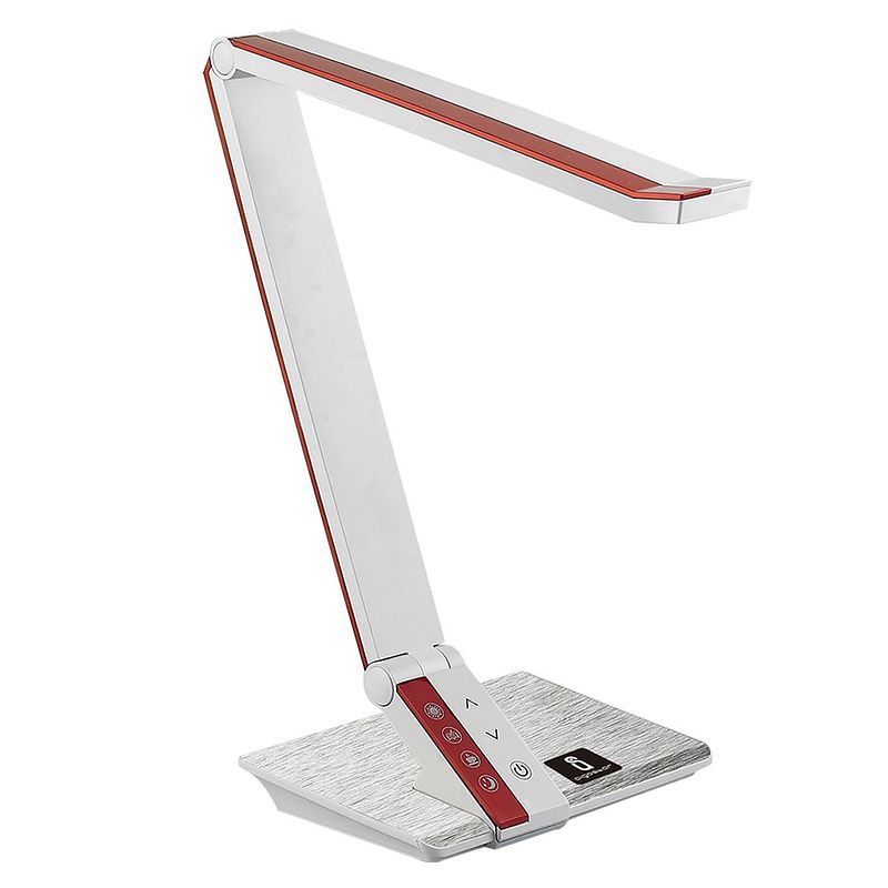 Foto van Aigostar galaxy - led bureaulamp - rood/wit