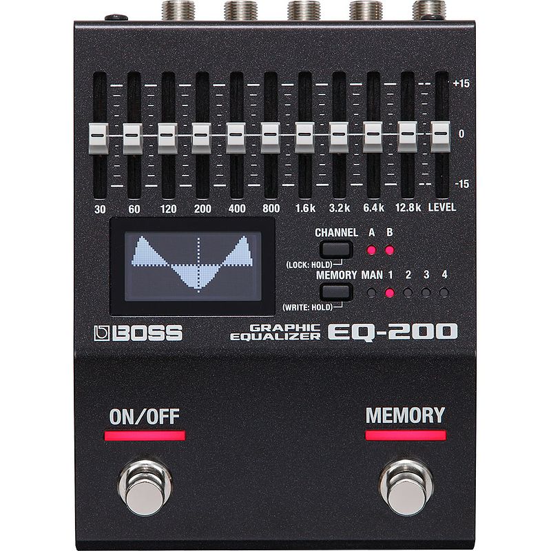 Foto van Boss eq-200 graphic equalizer effectpedaal