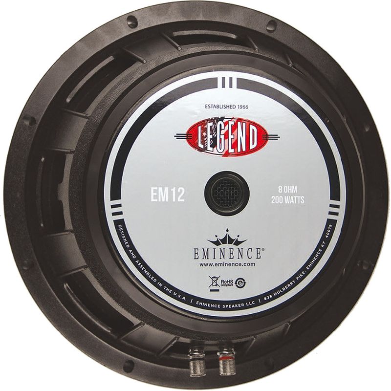 Foto van Eminence legend em12 12 inch speaker 200w 8 ohm