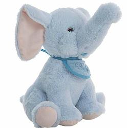 Foto van Pluche olifant knuffel pupy blauw 26 cm