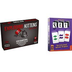 Foto van Spellenbundel - kaartspel - 2 stuks - exploding kittens nsfw (18+) & set!