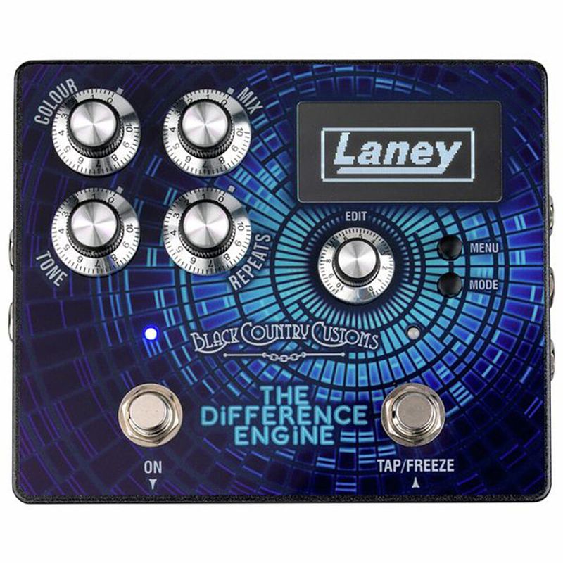 Foto van Laney black country customs the difference engine stereo delay effectpedaal