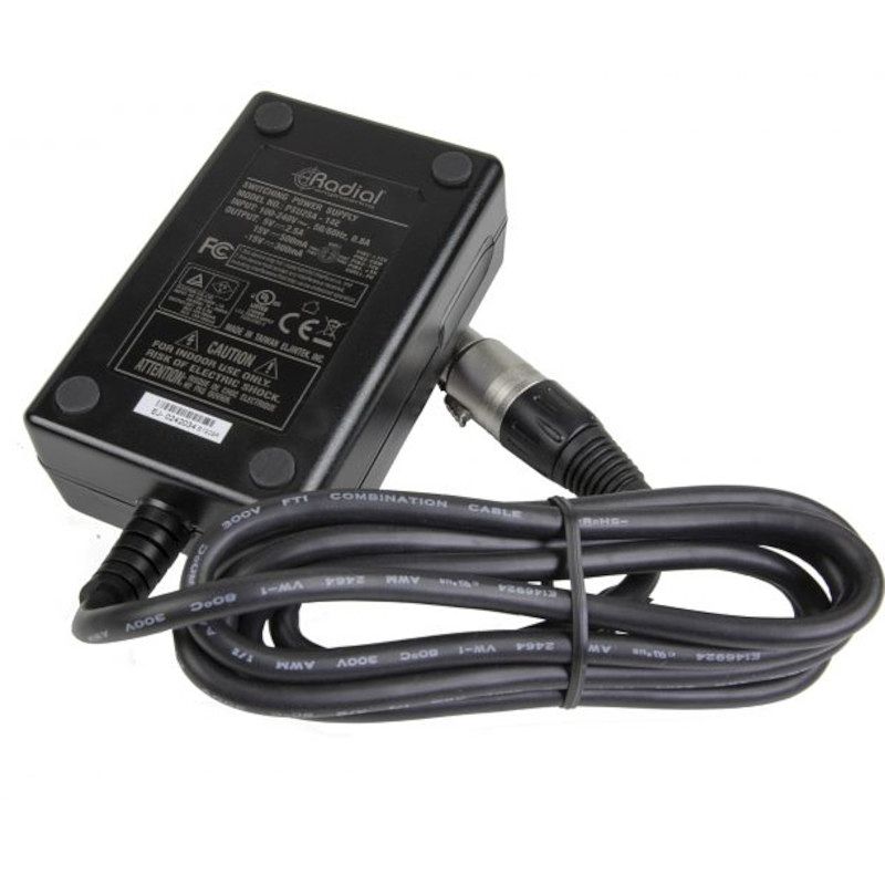 Foto van Radial r800 9414 4-pins voedingsadapter psu voor powerstrip en cube