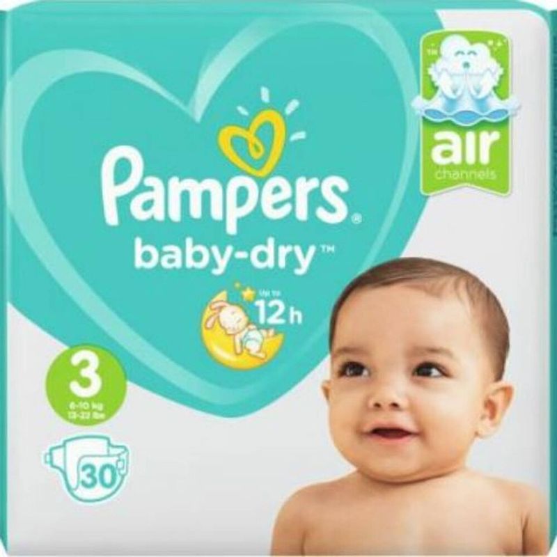 Foto van Pampers baby dry maat 3 - 30 luiers