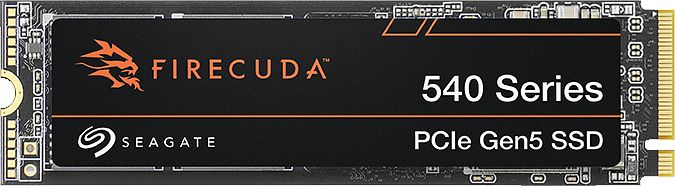 Foto van Seagate firecuda 540 2tb pcie 5.0 m.2 ssd