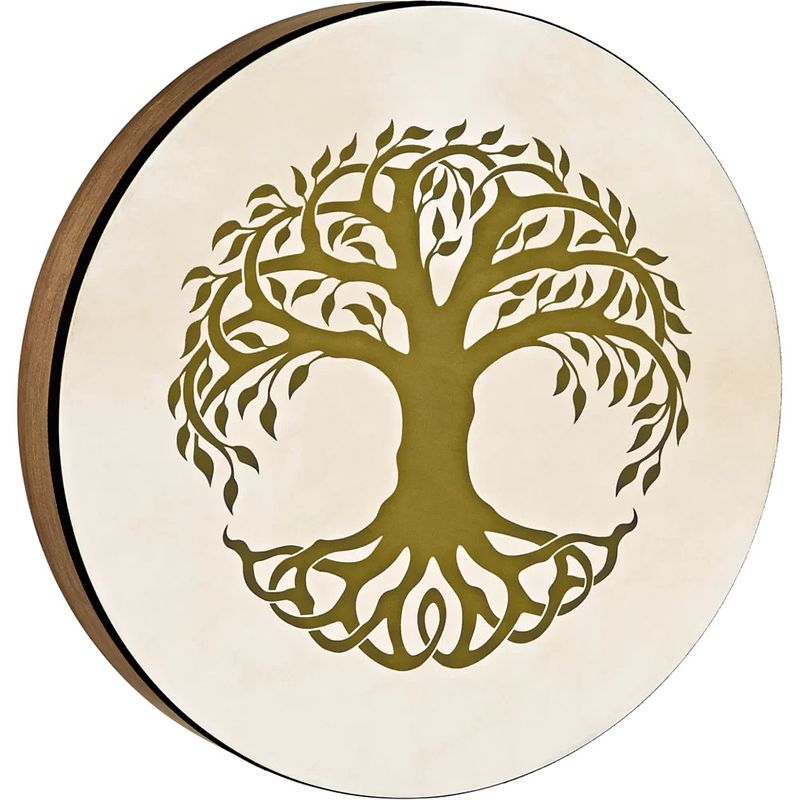 Foto van Meinl hd16wb-tol hand drum tree of life 16 inch handtrommel