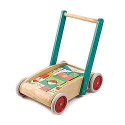 Foto van Tender toys loopwagen hout junior 42 x 28 x 42 cm 30-delig