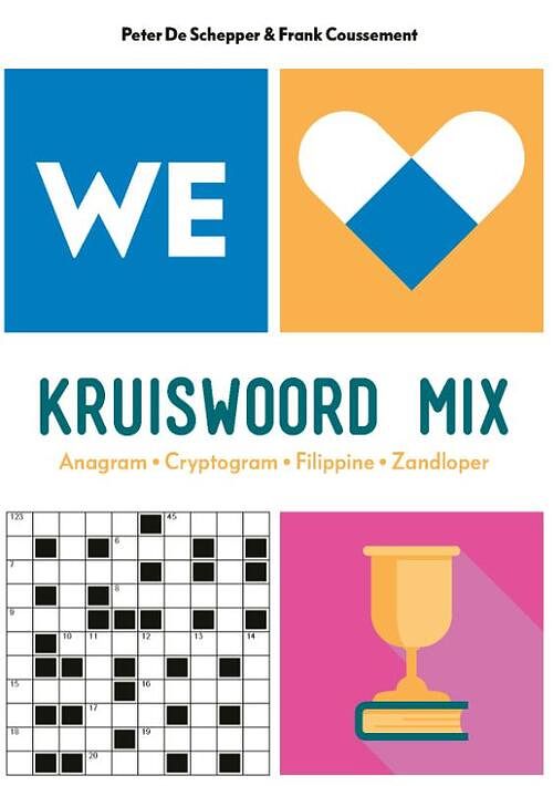 Foto van We love kruiswoord mix - frank coussement, peter de schepper - paperback (9789464290158)