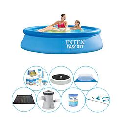 Foto van Intex easy set rond 244x61 cm - zwembad comfort pakket