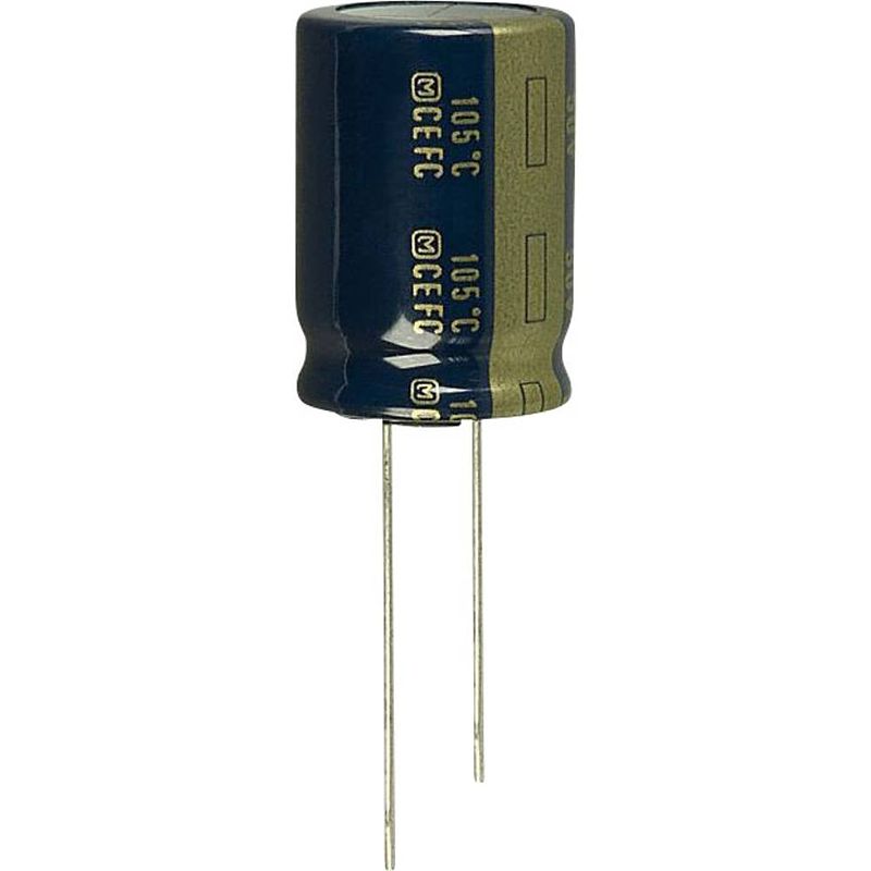 Foto van Panasonic elektrolytische condensator radiaal bedraad 7.5 mm 1800 µf 35 v 20 % (ø) 16 mm 25 stuk(s)