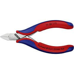 Foto van Knipex 77 32 115 elektronica en fijnmechanica zijkniptang met facet 115 mm